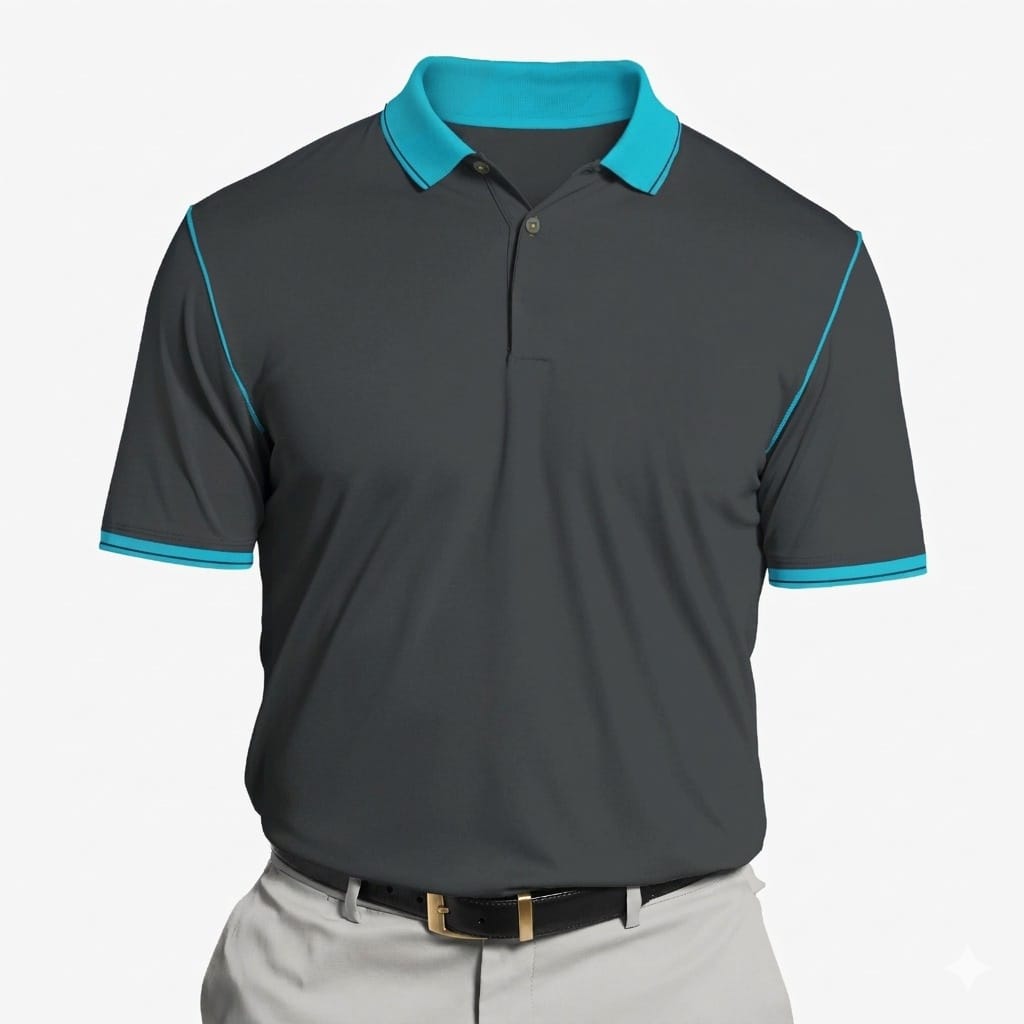 Corporate polo t-shirt with collar